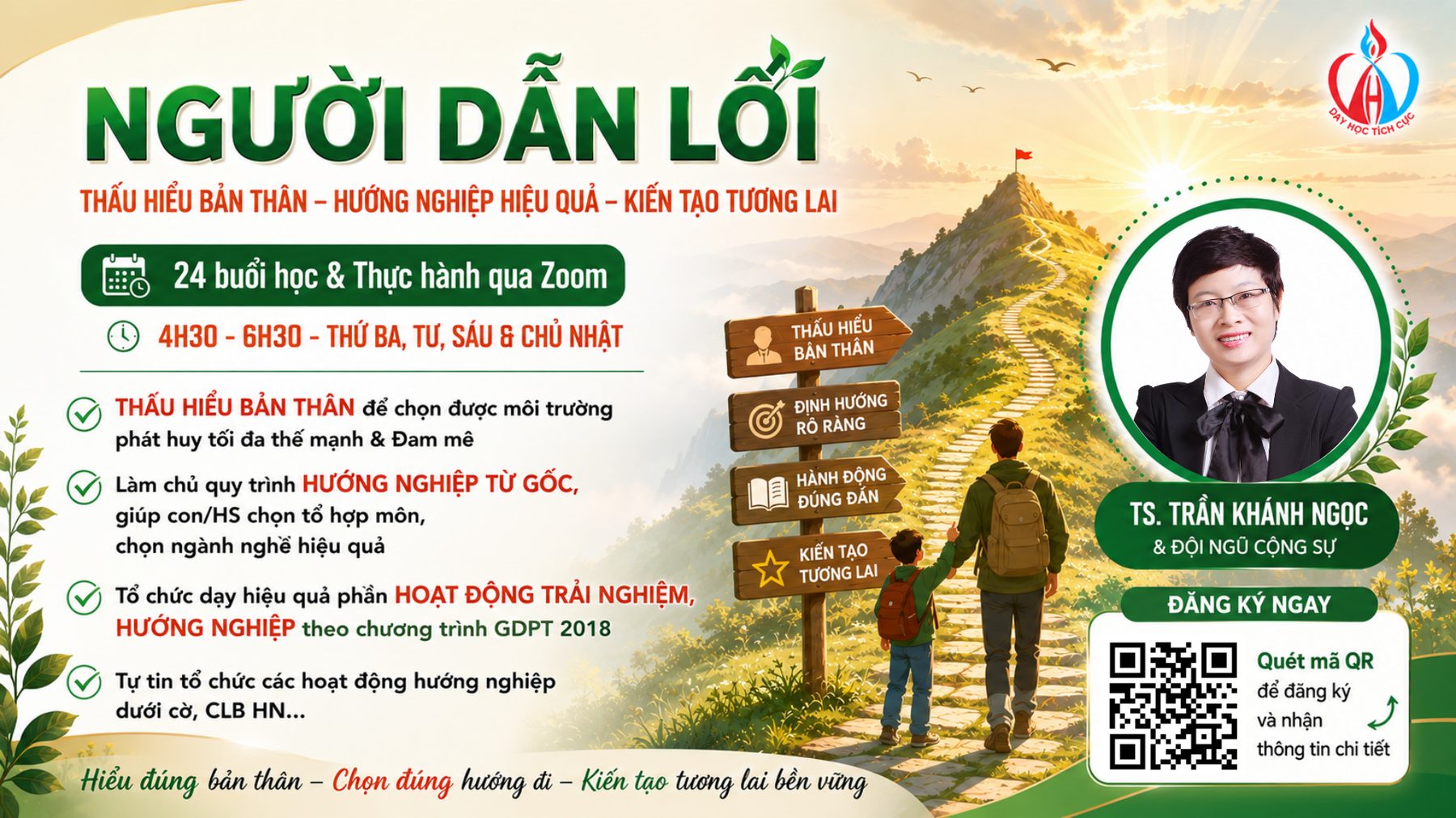 Khóa học Người Dẫn Lối – TS. Trần Khánh Ngọc