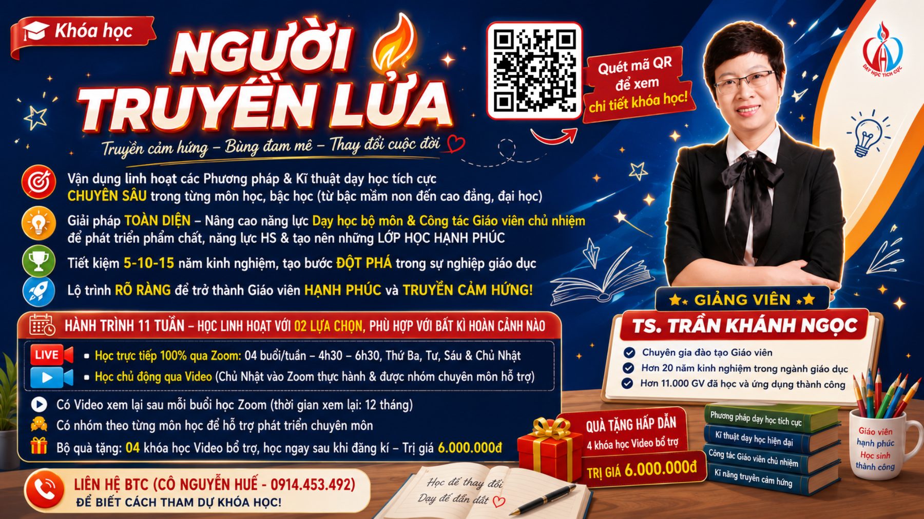 Khóa học Người Truyền Lửa – TS. Trần Khánh Ngọc